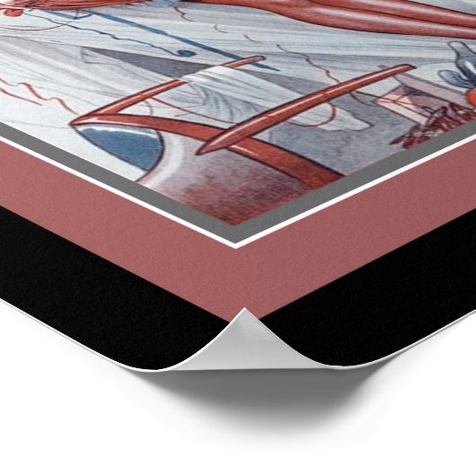 Kunst Deco "Madrigals" uit 1920 Poster (Hoek)