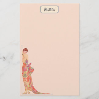 Kunst Deco  Mode Illustratie Monogram