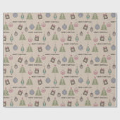 Kunst deco moderne decoratie cadeaupapier (Vlak)