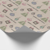 Kunst deco moderne decoratie cadeaupapier (Hoek)