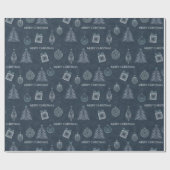 Kunst deco moderne sierdecoratie marinescheerster cadeaupapier (Vlak)