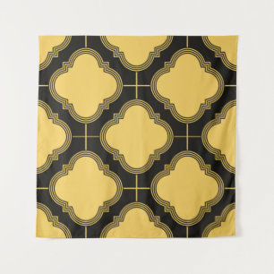 Kunst Deco naadloos patroon.  decoratie orna Wandkleed