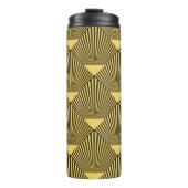 Kunst Deco naadloos patroon. decoratieversiering. Thermosbeker (Voorkant)