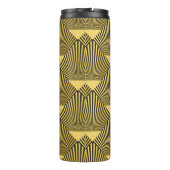 Kunst Deco naadloos patroon. decoratieversiering. Thermosbeker (Achterkant)