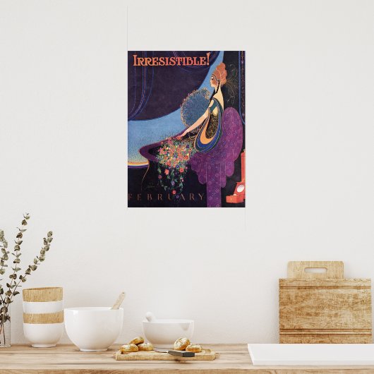 Kunst Deco Onweerstaanbaar Mavis Perfume Poster (Keuken)