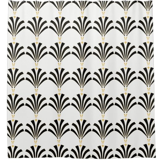 Kunst Deco  Palmettos 1920 Douchegordijn (Voorkant)