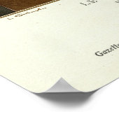  kunst deco-paren dansen de tango poster (Hoek)