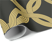 Kunst Deco patroon. decoratie siervormig. Cadeaupapier (Rol Hoek)