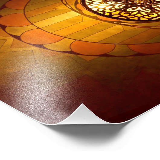 Kunst Deco Philcade Lighting Foto Afdruk (Hoek)