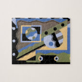 kunst Deco Pochoir Jazz Cubism Patroon Legpuzzel (Horizontaal)