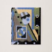 kunst Deco Pochoir Jazz Cubism Patroon Legpuzzel (Verticaal)