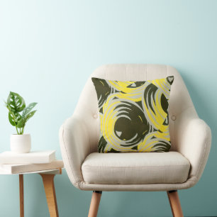 kunst deco Pochoir Jazz geometrische cirkels Kussen