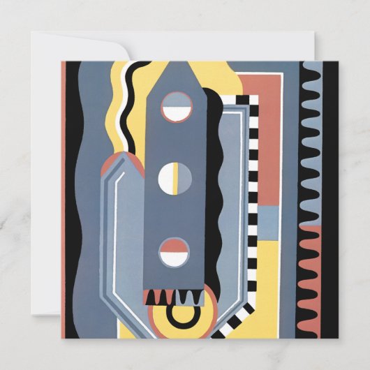  kunst Deco Pochoir Jazz Geometrische patronen (Voorkant)