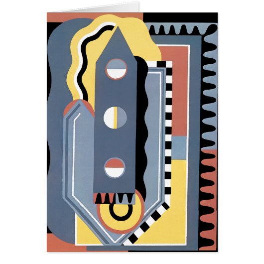  kunst Deco Pochoir Jazz Geometrische patronen (Voorkant)