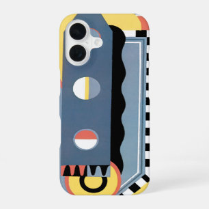 kunst Deco Pochoir Jazz Geometrische patronen iPhone 16 Hoesje