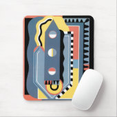 kunst Deco Pochoir Jazz Geometrische patronen Muismat (Met muis)