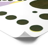  kunst Deco Pochoir Jazz Geometrische patronen Poster (Hoek)