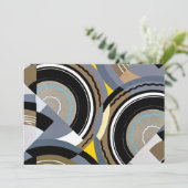 kunst Deco Pochoir Jazz Geometrische vormen (Staand voorkant)