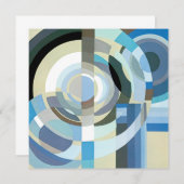  kunst Deco Pochoir Jazz Geometrische vormen (Voorkant / Achterkant)