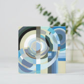  kunst Deco Pochoir Jazz Geometrische vormen (Staand voorkant)