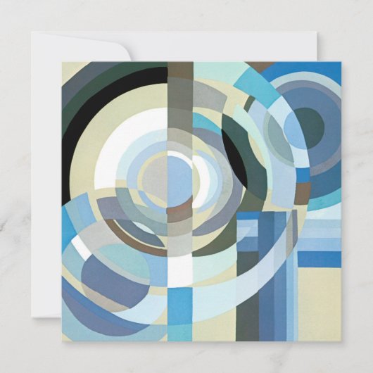  kunst Deco Pochoir Jazz Geometrische vormen (Voorkant)