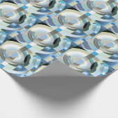 kunst Deco Pochoir Jazz Geometrische vormen Cadeaupapier (Hoek)