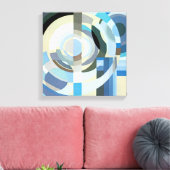 kunst Deco Pochoir Jazz Geometrische vormen Canvas Afdruk (Insitu (Woonkamer))