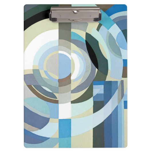 kunst Deco Pochoir Jazz Geometrische vormen Klembord (Voorkant)