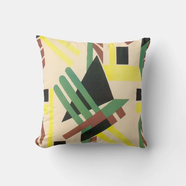  kunst Deco Pochoir Jazz Geometrische vormen Kussen (Voorkant)