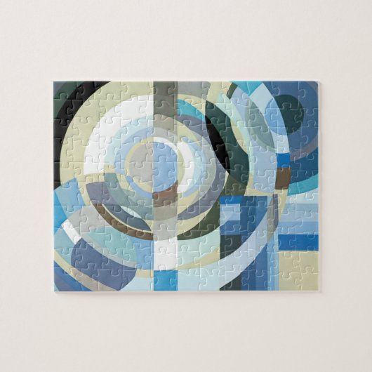 kunst Deco Pochoir Jazz Geometrische vormen Legpuzzel (Horizontaal)