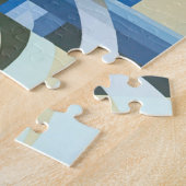 kunst Deco Pochoir Jazz Geometrische vormen Legpuzzel (Zijkant)