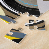  kunst Deco Pochoir Jazz Geometrische vormen Legpuzzel (Zijkant)