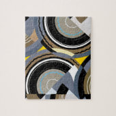  kunst Deco Pochoir Jazz Geometrische vormen Legpuzzel (Verticaal)