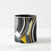  kunst Deco Pochoir Jazz Geometrische vormen Mok (Midden)