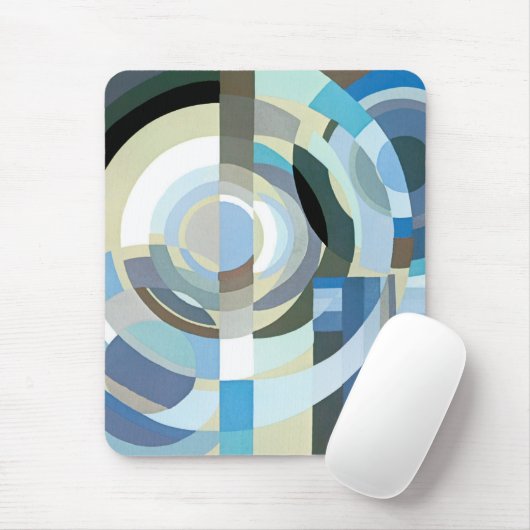  kunst Deco Pochoir Jazz Geometrische vormen Muismat (Met muis)