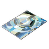  kunst Deco Pochoir Jazz Geometrische vormen Notitieboek (Linkerzijde)