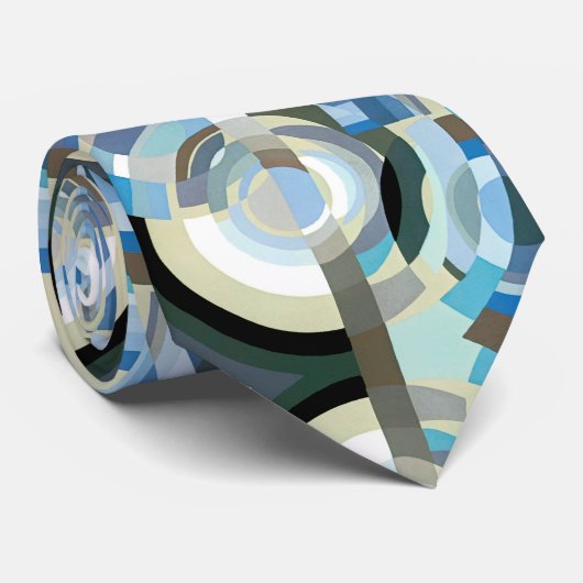 kunst Deco Pochoir Jazz Geometrische vormen Stropdas (Opgerold)