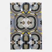  kunst Deco Pochoir Jazz Geometrische vormen Theedoek (Verticaal)