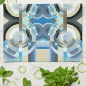  kunst Deco Pochoir Jazz Geometrische vormen Theedoek (Gevouwen)