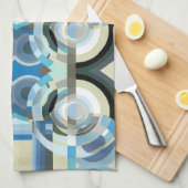  kunst Deco Pochoir Jazz Geometrische vormen Theedoek (Quarter Fold)