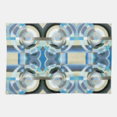  kunst Deco Pochoir Jazz Geometrische vormen Theedoek (Horizontaal)