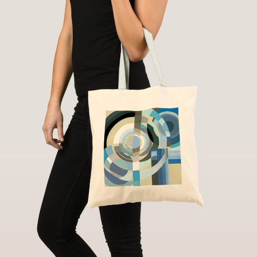 kunst Deco Pochoir Jazz Geometrische vormen Tote Bag (Voorkant (product))