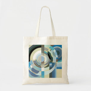  kunst Deco Pochoir Jazz Geometrische vormen Tote Bag