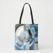  kunst Deco Pochoir Jazz Geometrische vormen Tote Bag (Voorkant)
