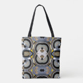  kunst Deco Pochoir Jazz Geometrische vormen Tote Bag (Achterkant)