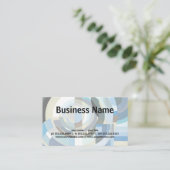  kunst Deco Pochoir Jazz Geometrische vormen Visitekaartje (Staand voorkant)