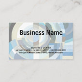  kunst Deco Pochoir Jazz Geometrische vormen Visitekaartje (Voorkant)