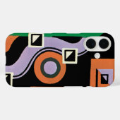  Kunst Deco Pochoir Jazz Illustratiepatroon Case-Mate iPhone Case (Achterkant (horizontaal))