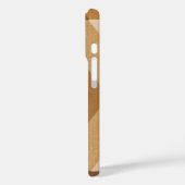  kunst Deco Pochoir Jazz Tan Geometric Shapes Case-Mate iPhone Case (Achterkant / Links)