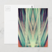Kunst Deco schijnwerpers Briefkaart (Voorkant / Achterkant)